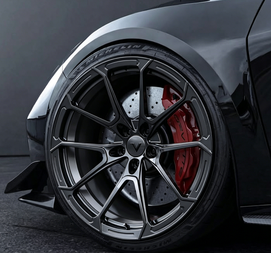 VP23 Deep Concave | 2017 Corvette C7 Z06, 19x10/20x12, Gloss Gunmetal