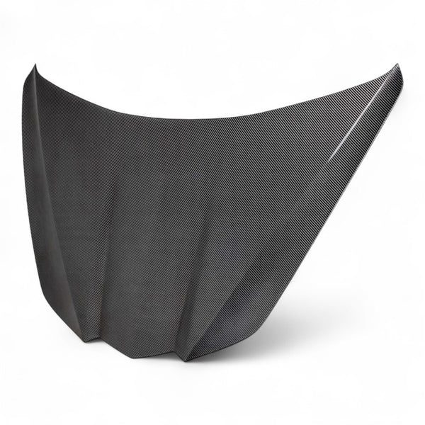 OEM style carbon fiber front hood render for Chevrolet Corvette C8 Stingray
