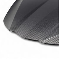 OEM style carbon fiber front hood render for Chevrolet Corvette C8 Stingray
