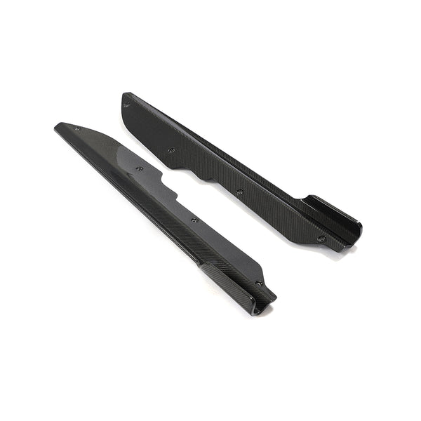 C8 Stingray side skirt carbon fiber kit with OEM-style fitment and aerodynamic profile
