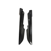 Corvette C8 carbon fiber side skirt installed, high-gloss carbon fiber exterior upgrade
