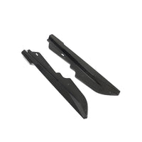 Corvette C8 carbon fiber side skirt installed, high-gloss carbon fiber exterior upgrade
