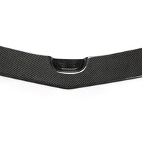 Corvette C8 carbon fiber front splitter weave detail close-up
