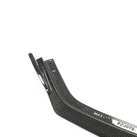 C8 front splitter carbon fiber finish and edge detail