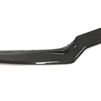 C8 front splitter carbon fiber finish and edge detail