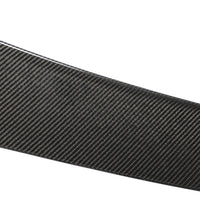 Close-up of VASL Carbon Fiber High Wing Spoiler showing weave, 3D structure, and aerodynamic contours for Corvette C8 Z51