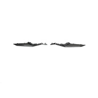 VASL Performance carbon fiber front grille inserts for Corvette C8 Z06 E-Ray bumper