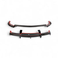 VASL Performance carbon fiber rear diffuser for Corvette C8 Z06, shown in high-resolution render highlighting the 5-piece design
