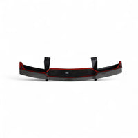 VASL Performance carbon fiber rear diffuser for Corvette C8 Z06, shown in high-resolution render highlighting the 5-piece design