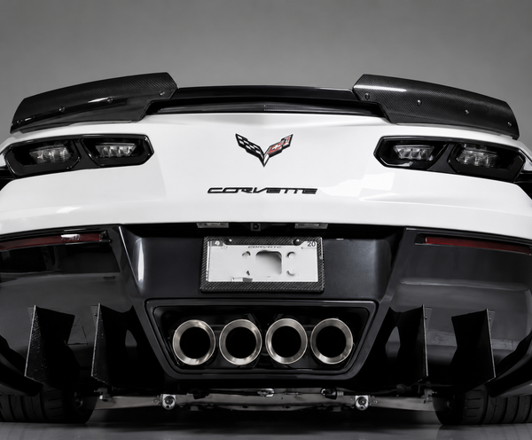 Carbon Fiber Rear Spoiler Wicker Bill | 2015-2019 Corvette C7 Z06 | Stage 2