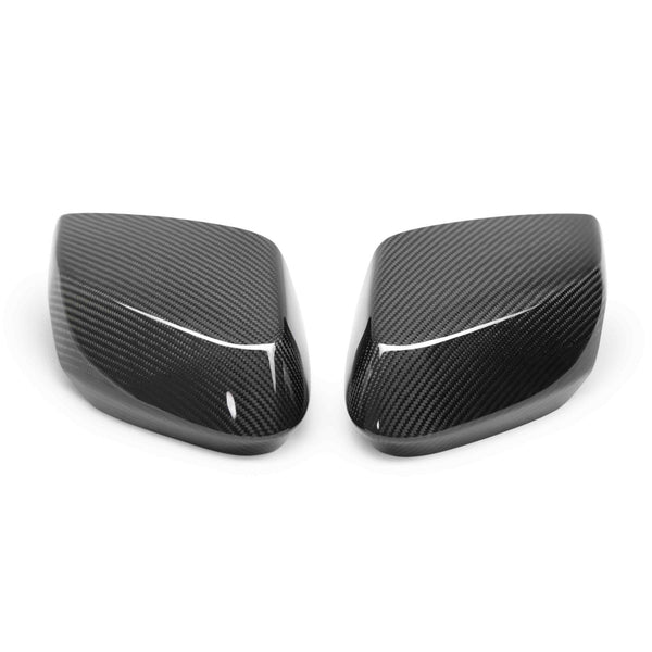 VASL dry carbon fiber replacement mirror covers for Corvette C8 Stingray, Z06, and E-Ray