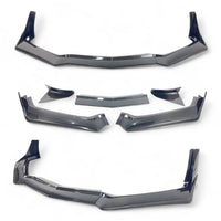 Five-piece carbon fiber front splitter kit for Corvette C8 Stingray and Z51