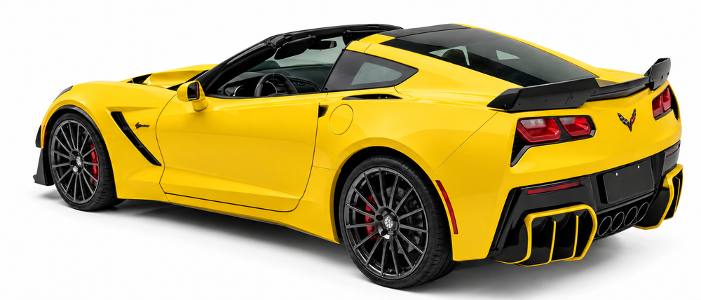 VASL Track Pack Style Carbon Fiber Rear Spoiler | 2014–2019 Corvette C7 Stingray / Z51 / Z06 / Grand Sport