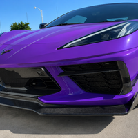 VASL Corvette C8 Stingray 5VM Carbon Fiber Front Splitter Installed