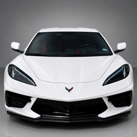 VASL Performance carbon fiber front splitter installed on Corvette C8 Stingray