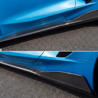 VASL C8 Stingray Carbon Fiber Side Skirt Side Profile
