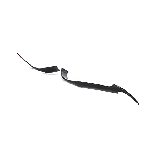VASL C8 Stingray Dry Carbon Fiber Front Bumper Upper Canards Pair-01