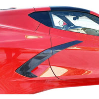 VASL Corvette C8 Stingray Dry Carbon Fiber Side Door Garnish Installed-02