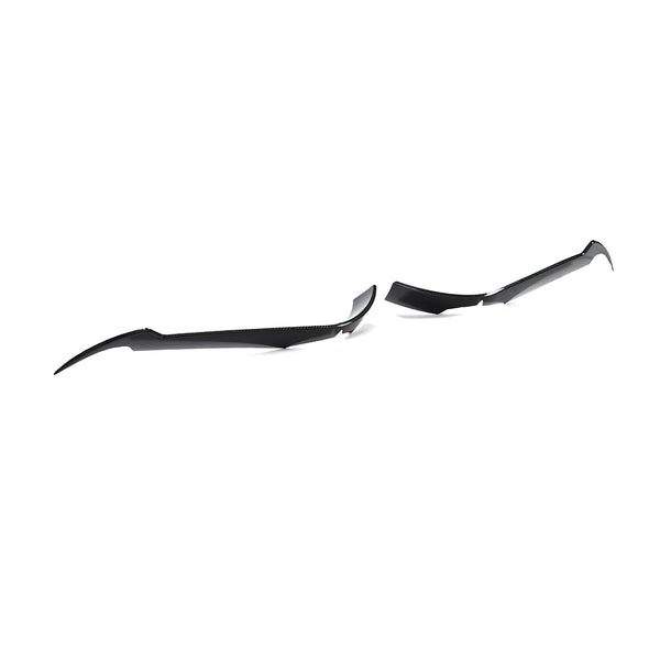 VASL Corvette C8 Stingray Dry Carbon Fiber Upper Canards Opposite Angle