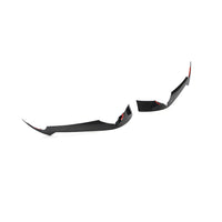 VASL Corvette C8 Stingray Dry Carbon Fiber Upper Canards Reverse Three-Quarter View