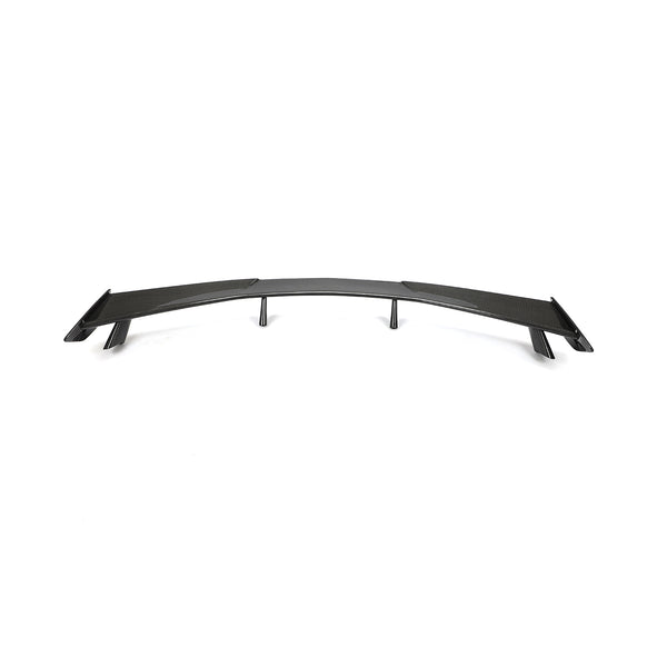 VASL C8 Stingray OEM-Style Carbon Fiber High Wing Spoiler Rear View