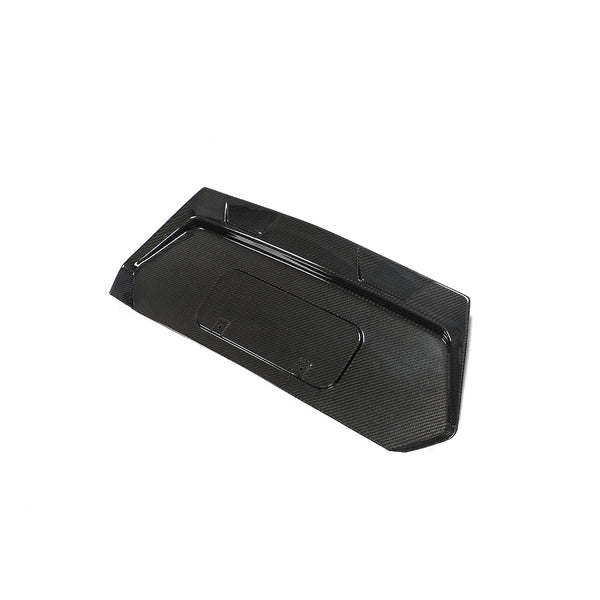 VASL C8 Stingray Pre-Preg Dry Carbon Fiber License Plate Backing Front View