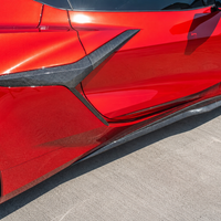 VASL Performance carbon fiber side skirts installed on Corvette C8 Z06 E-Ray