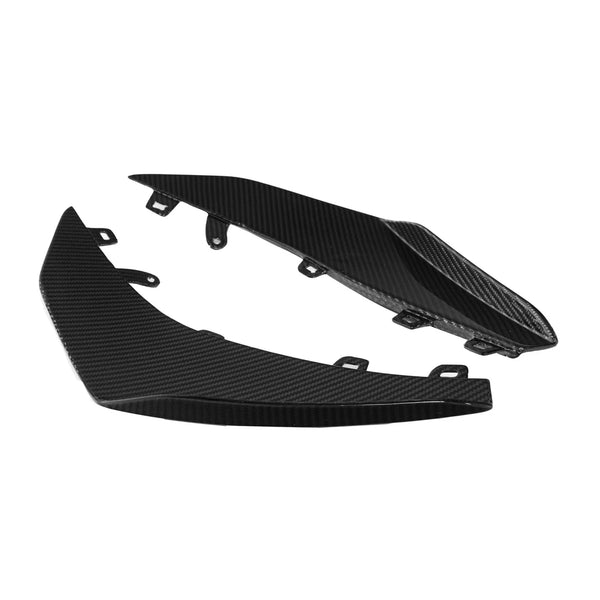 VASL C8 Z06/E-Ray Z07-Style Carbon Fiber Front Bumper Canards Winglets Pair