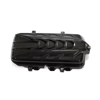 VASL Corvette C8 Stingray Pre-Preg Dry Carbon Fiber Engine Cover Side View