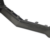 VASL Gloss 2x2 Twill Carbon Fiber Front Splitter Detail View