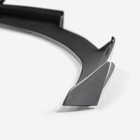 VASL Gloss 2x2 Twill Carbon Fiber Rear Spoiler Detail View