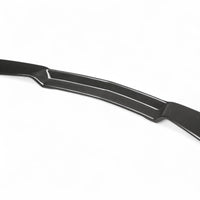 Close-up of VASL carbon fiber rear spoiler on Chevrolet Corvette C8 Z51, highlighting weave pattern and fitment