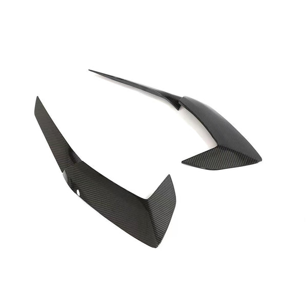 VASL Gloss 2x2 Twill Dry Carbon Fiber Garnish Detail