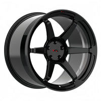 All Gloss Black rims for 2020-2026 Corvette C8 wheels, VASL Performance custom forged wheels series 