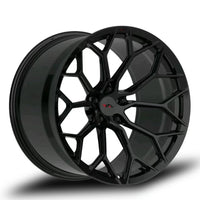 Black VASL VP03 Concave forged wheel, showing concave spoke design and custom fitment