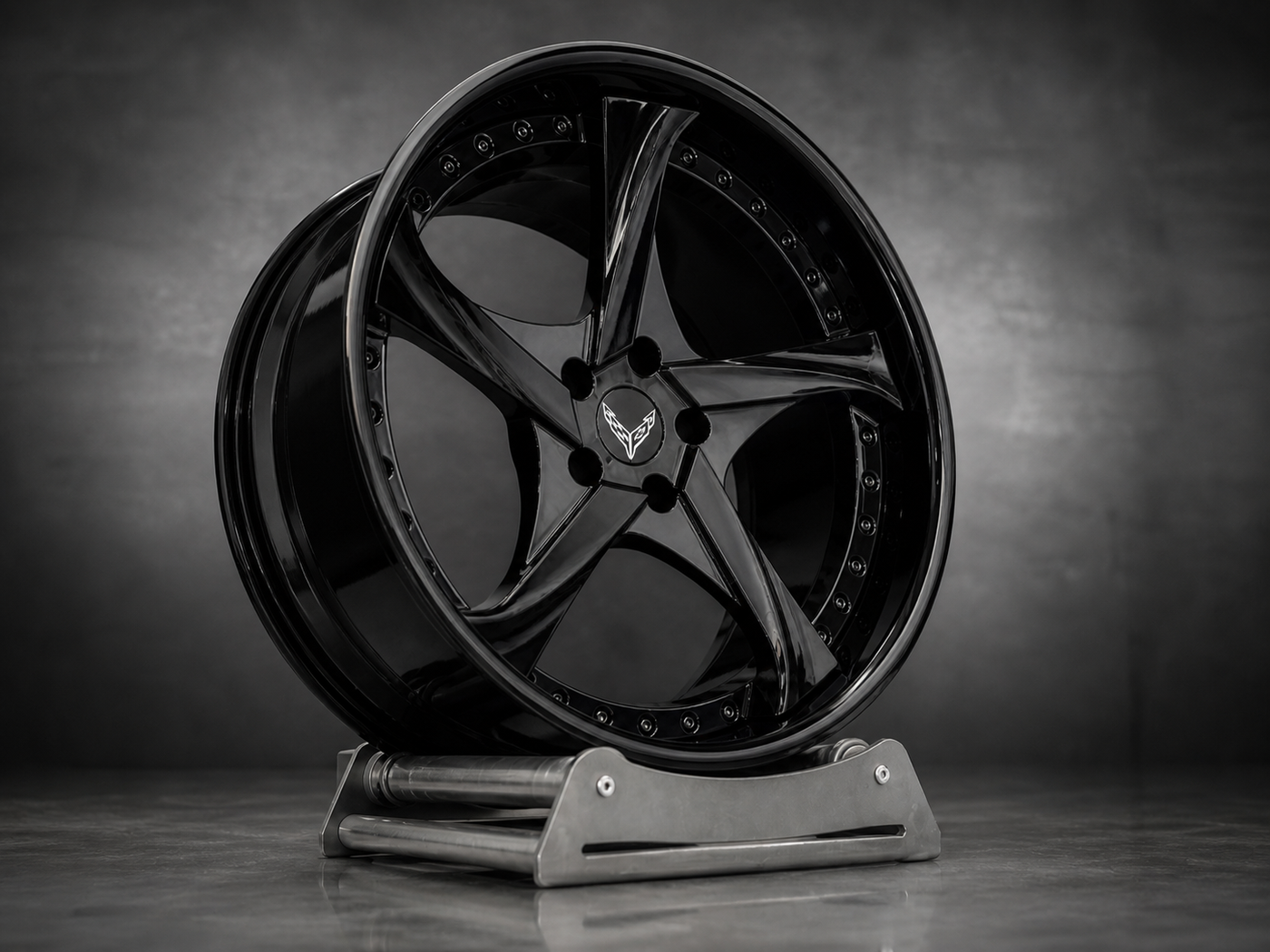 custom corvette wheels C8 E-Ray ceramic carbon brakes