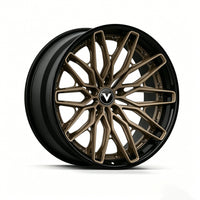Corvette C8 fitted with VP12 forged 2-piece custom wheels aftermarket setup