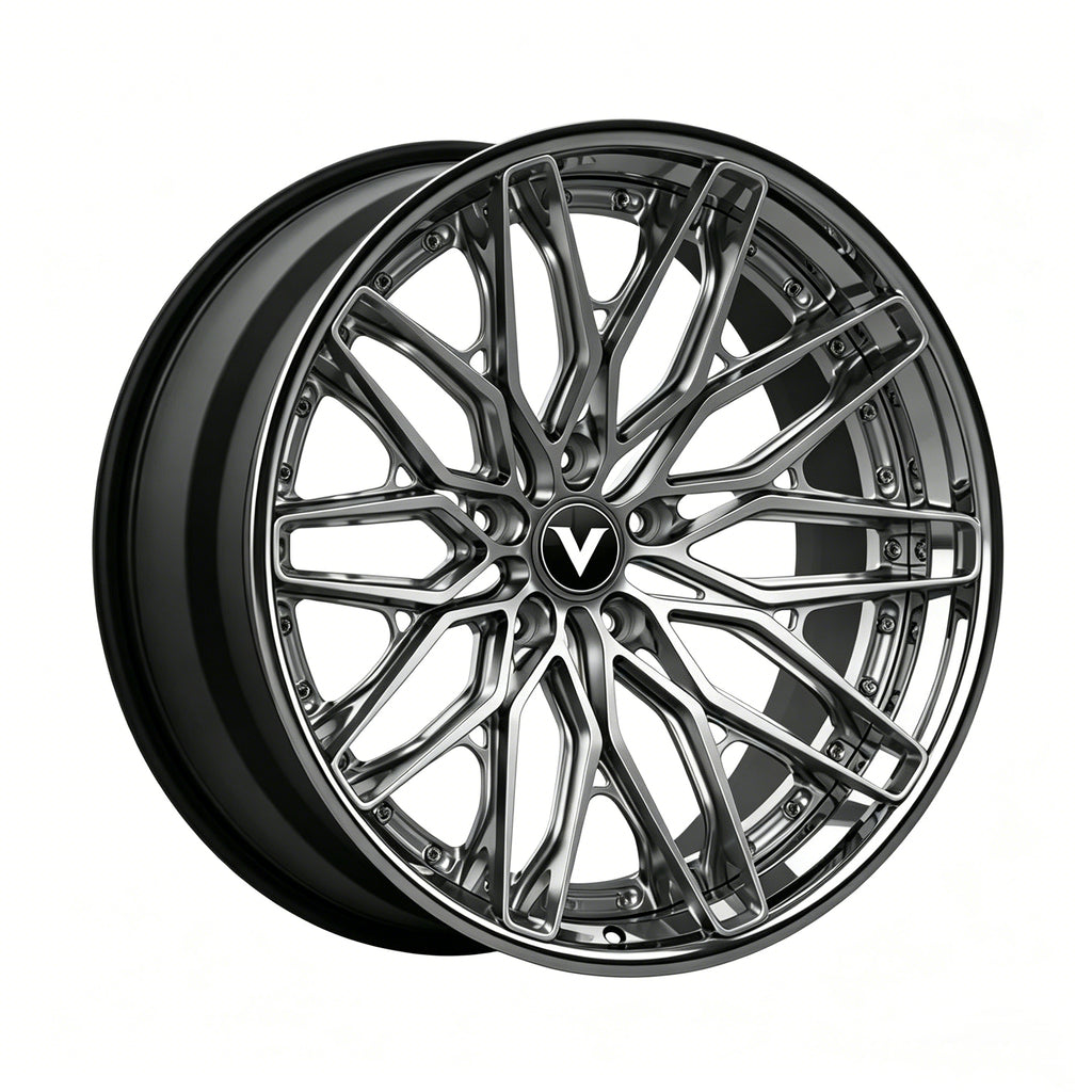 Corvette C8 Custom Forged Wheels | VP12 2-Piece Aftermarket Wheels ...