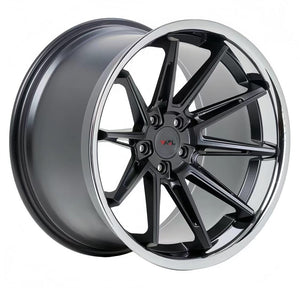 Gloss Black Spoke. Gloss Black Barrel. Polished Aluminum Lip
