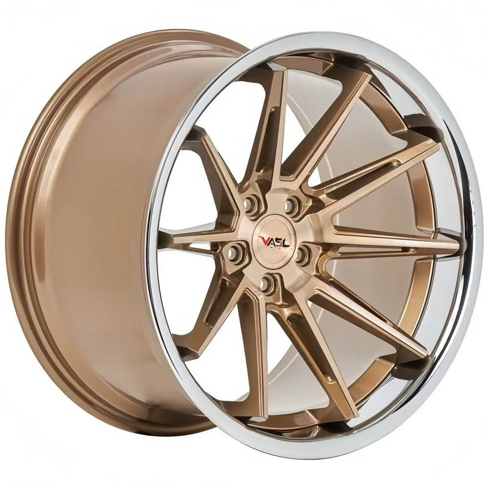 Polished Lip. Polished Copper Spoke. Brushed Copper Inner Barrel. Brushed Copper Outer Barrel