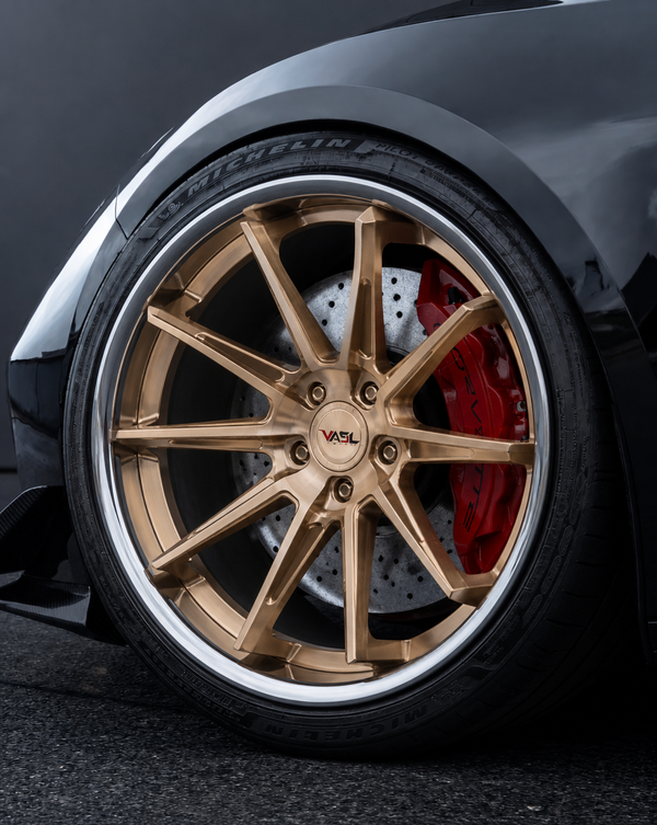  C8 Z06 2023 deep concave wheels aggressive stance custom forged setup