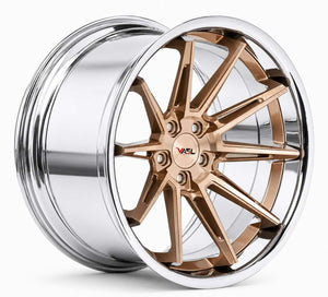 Gloss Bronze Spoke. Polished Aluminum Lip