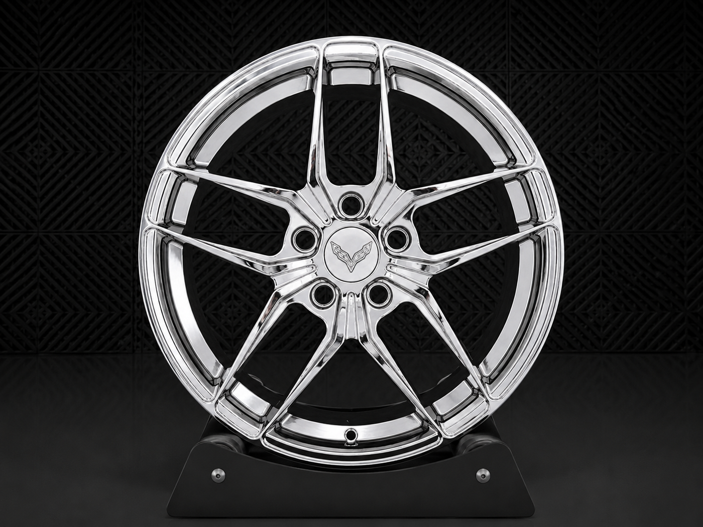 VP20 Y-spoke forged 1-piece wheels for Corvette C6
