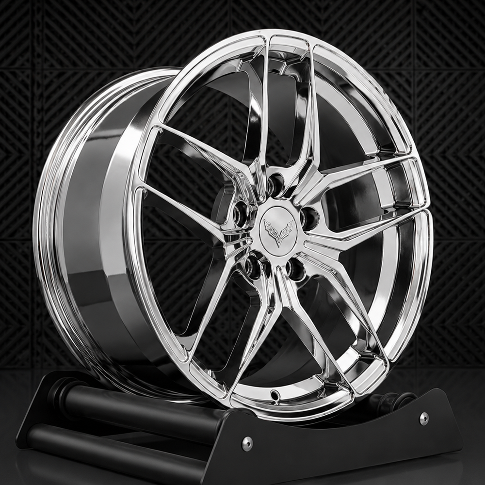 C6 Corvette custom wheels 18x8.5 front 19x10 rear