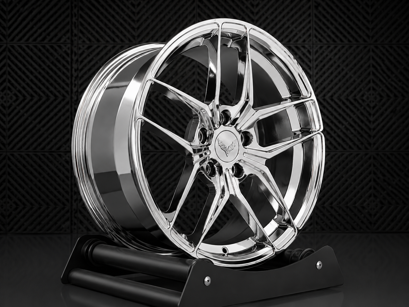 C6 Corvette custom wheels 18x8.5 front 19x10 rear