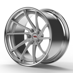 Polished Barrel with Gloss White Spokes