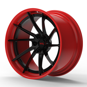 Gloss Red Barrel with Gloss Black Spokes
