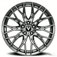 silver multi spoke concave aftermarket wheels for corvette c8 stingray deep concave design