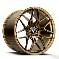 bronze deep concave forged wheels for corvette c7 z06 multi spoke design