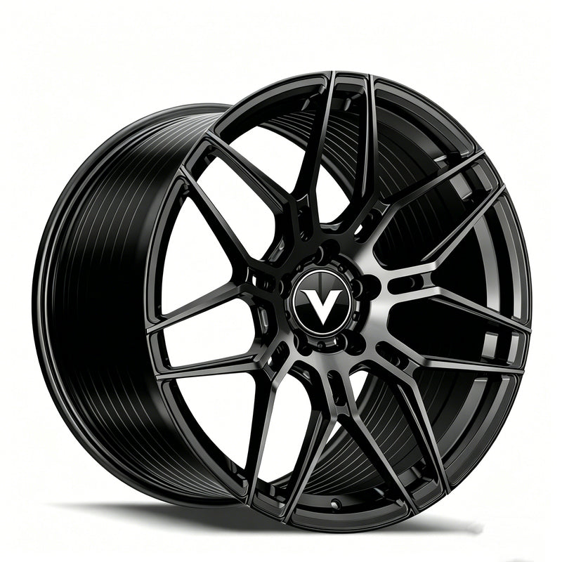 black deep concave forged wheels for corvette c7 z06 multi spoke design